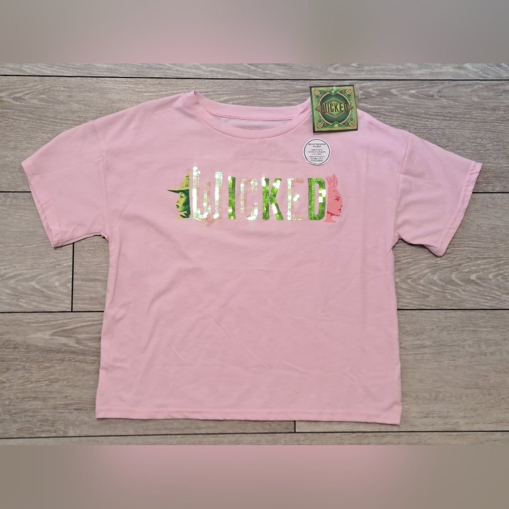 Brand New WICKED Kids Pink T-Shirt